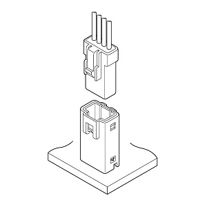 Schematic photo of JWPF connector (Wire-to-Board)