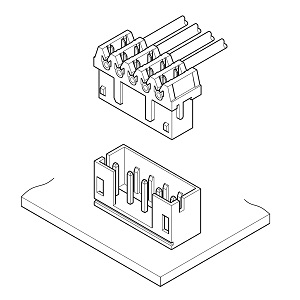 Schematic photo of KRD connector