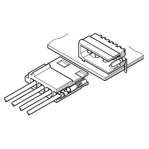 Schematic photo of LC connector