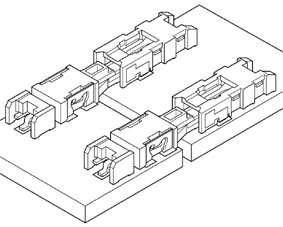 Schematic photo of LEL connector