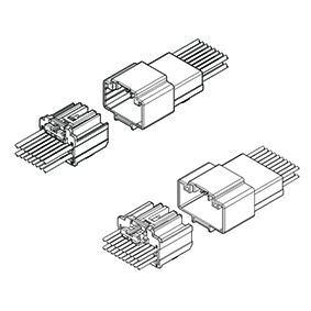 Schematic photo of MSA connector (Silver-plated)
