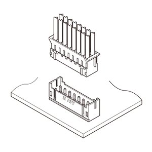 Schematic photo of PHD connector