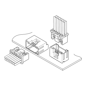 Schematic photo of PUD connector