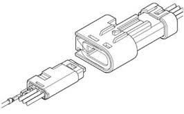 Schematic photo of SAC connector
