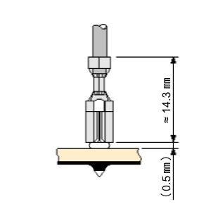 Schematic photo of SDF connector