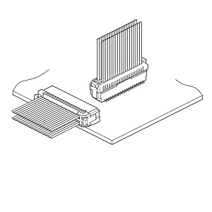 Schematic photo of SHLD connector