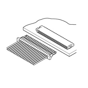 Schematic photo of SHL connector