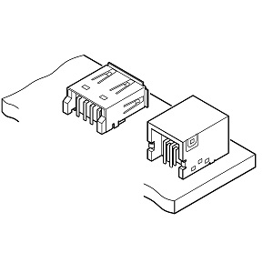 Schematic photo of UB connector