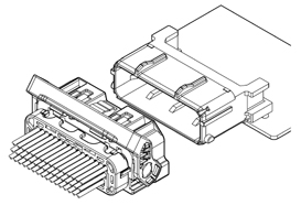 Schematic photo of ZRO connector