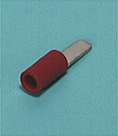 Close up image of Blade terminal (AF-type, Vinyl-insulated) (straight)
