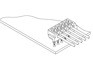 Schematic photo of DD/DS connector