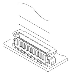 Schematic photo of FXZT connector