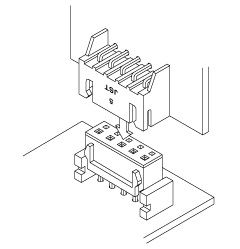 Schematic photo of JQ connector