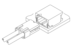 Schematic photo of SFH connector