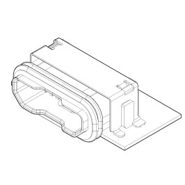 Schematic photo of UB connector Micro USB (Waterproof)