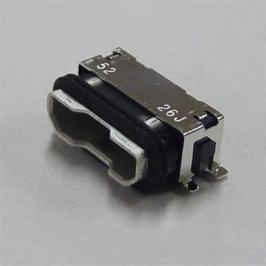 Close up image of UB connector Micro USB (Waterproof)