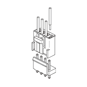 Schematic photo of VH connector (Quick-connect type)